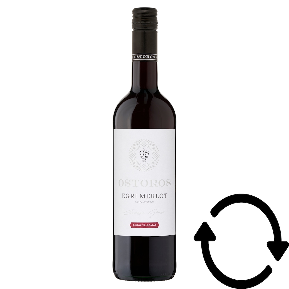 image 1 of Ostorosbor Egri Merlot Classicus Dry Red Wine 13% 750 ml