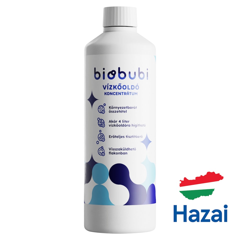 biobubi vízkőoldó koncentrátum 1 l