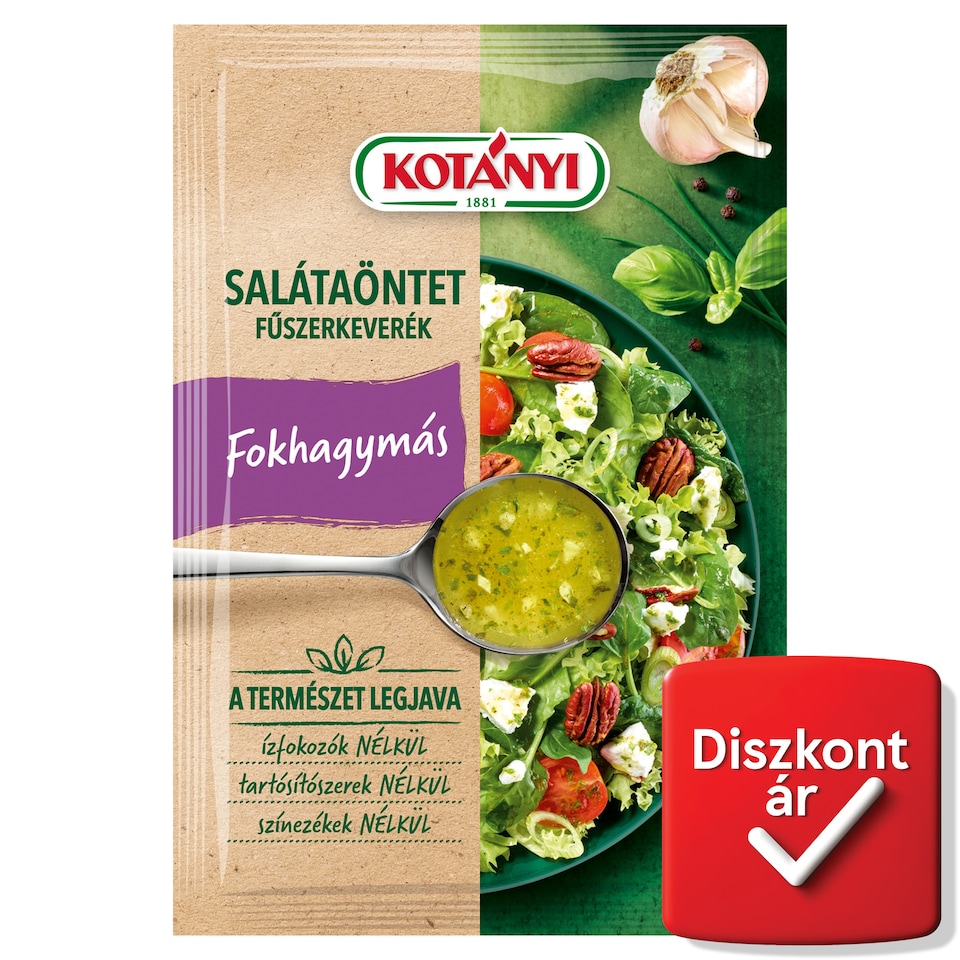 Kotányi fokhagymás salátaöntet fűszerkeverék 13 g