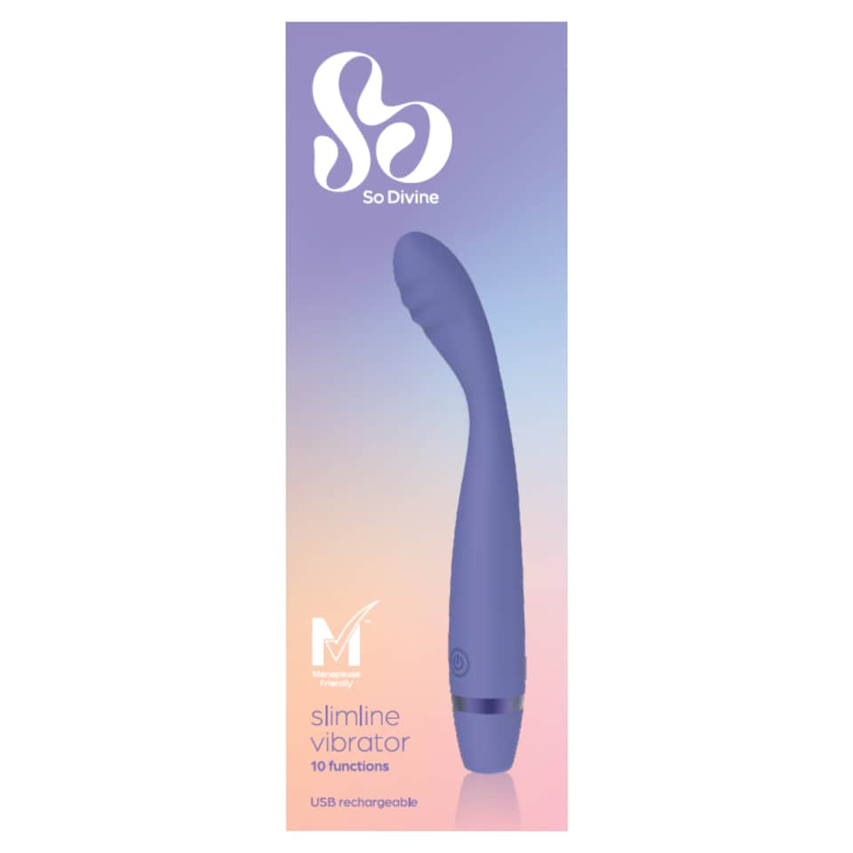 So Divine Embrace & Thrive Slimline Vibrator USB Rechargeable.