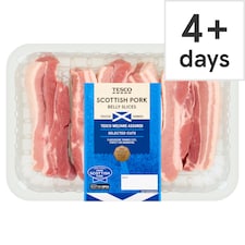 Tesco British Pork Belly Slices 500g