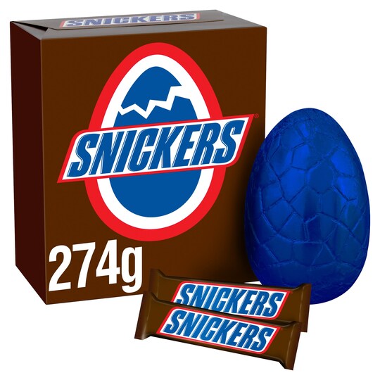 image 1 of Snickers Milk Chocolate Large Easter Egg And Chocolate 274G