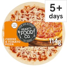 Hearty Food Co. Cheese & Tomato Pizza 114G