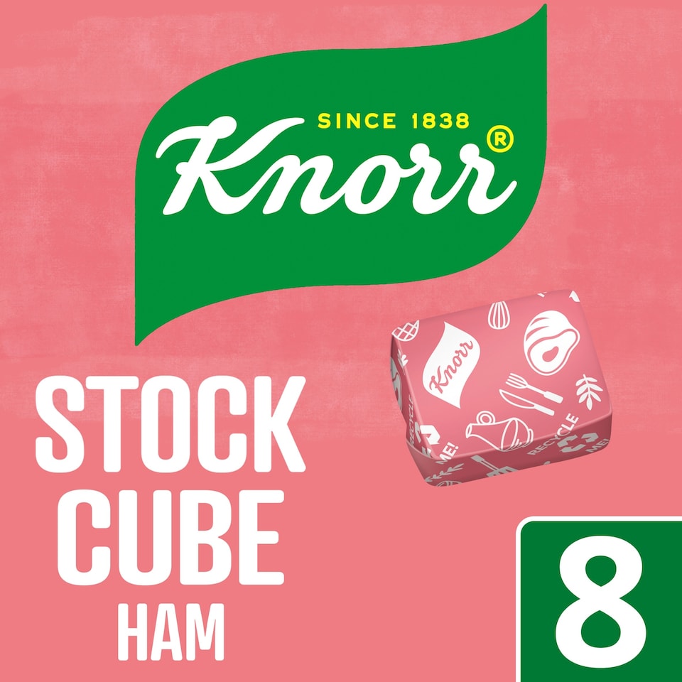 image 1 of Knorr Ham Stock Cubes 8 x 10g