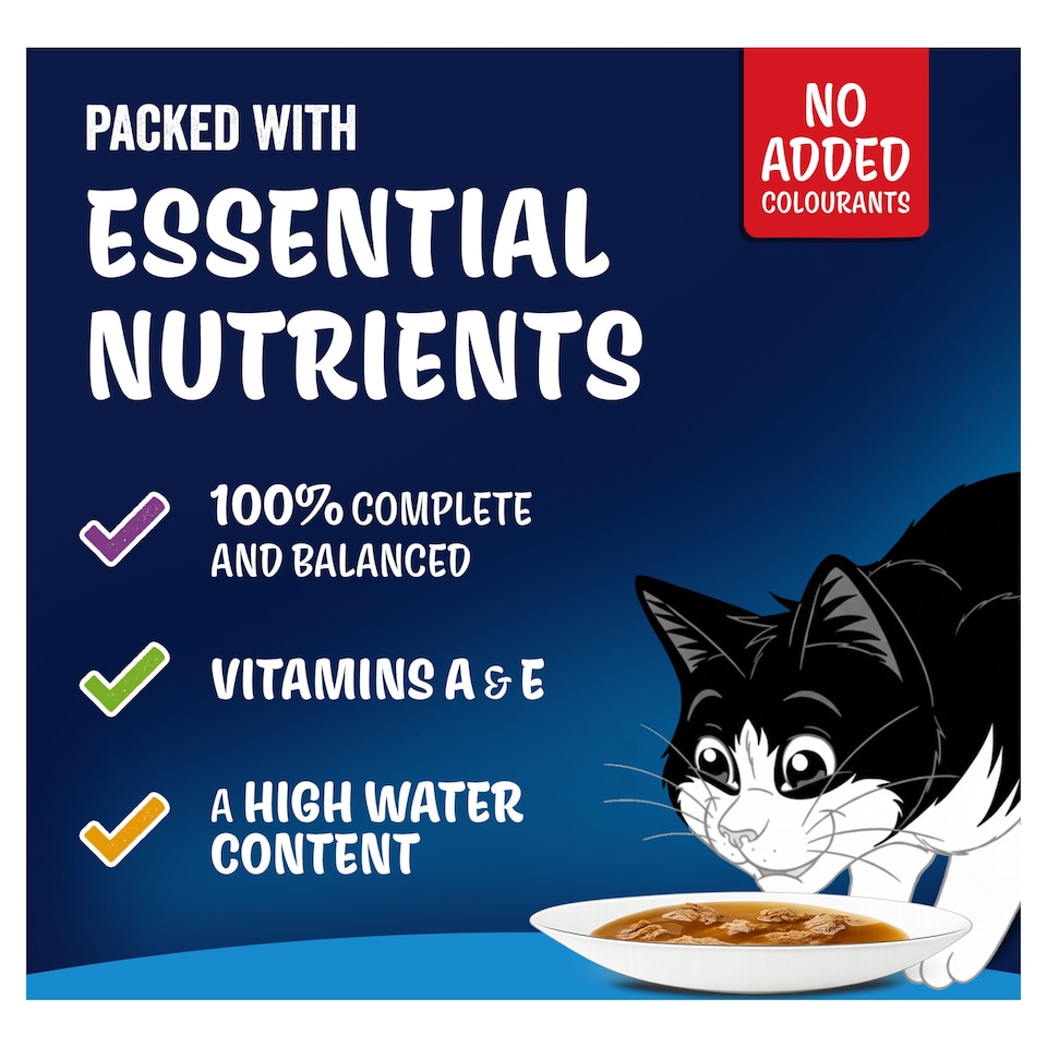 image 1 of FELIX Soup Tender Strips Fish Selection Wet Cat Food 6x48g