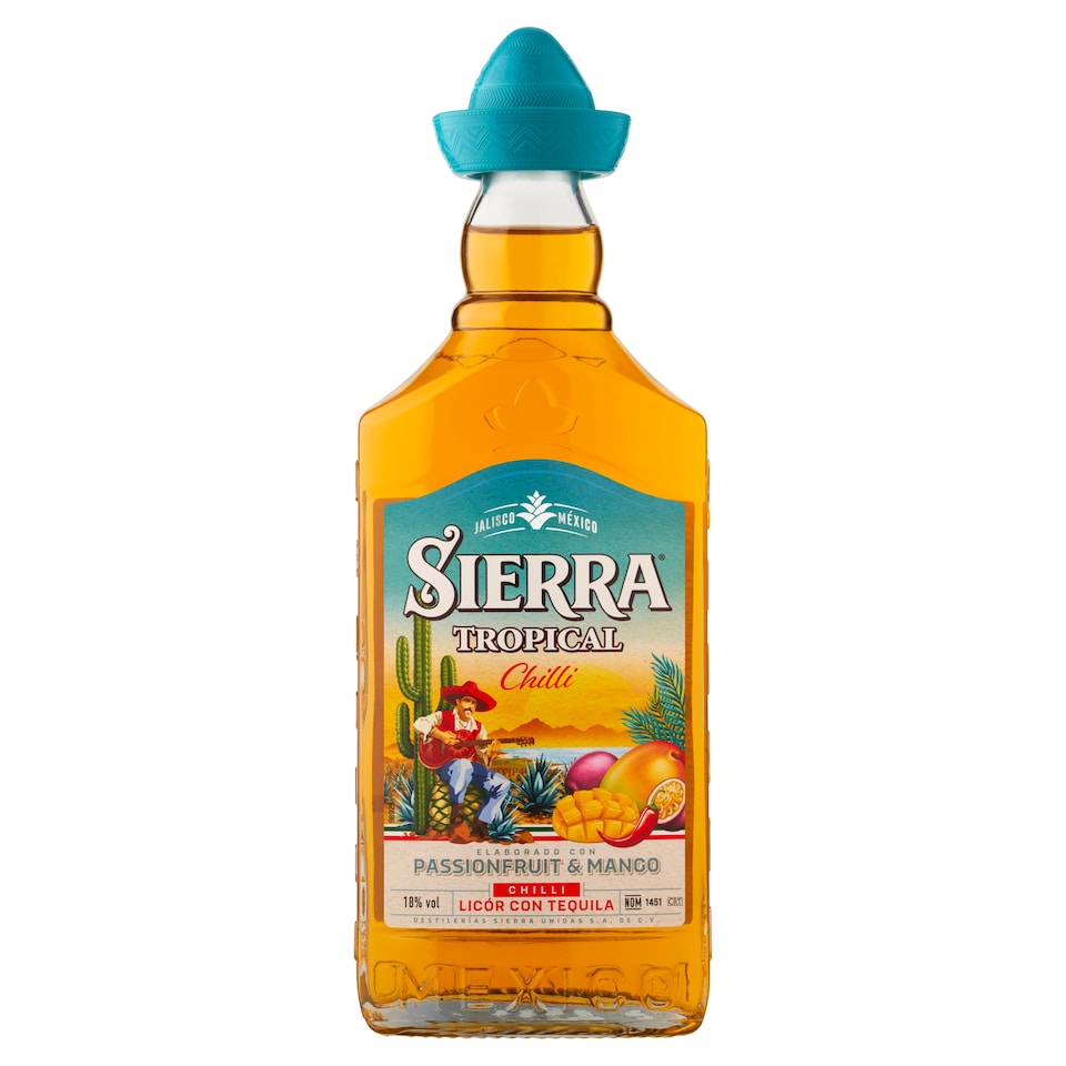Sierra Tropical Chilli Tequila Liqueur 50cl