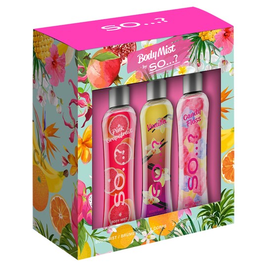 Body Mist By So...? Body Mist Set 3X100ml Tesco Groceries