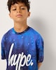 image 2 of Hype Pure Cotton T-Shirt in Multi Blue