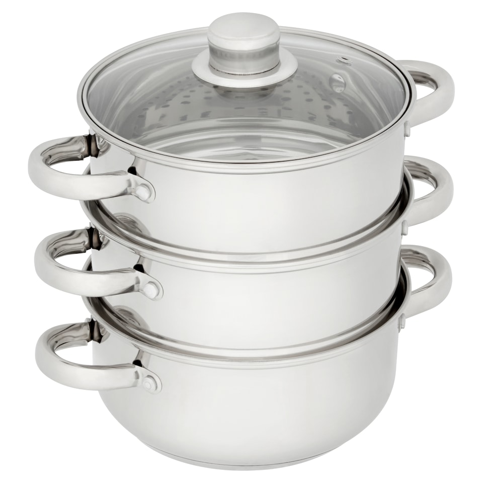 Tesco Stainless Steel Steamer