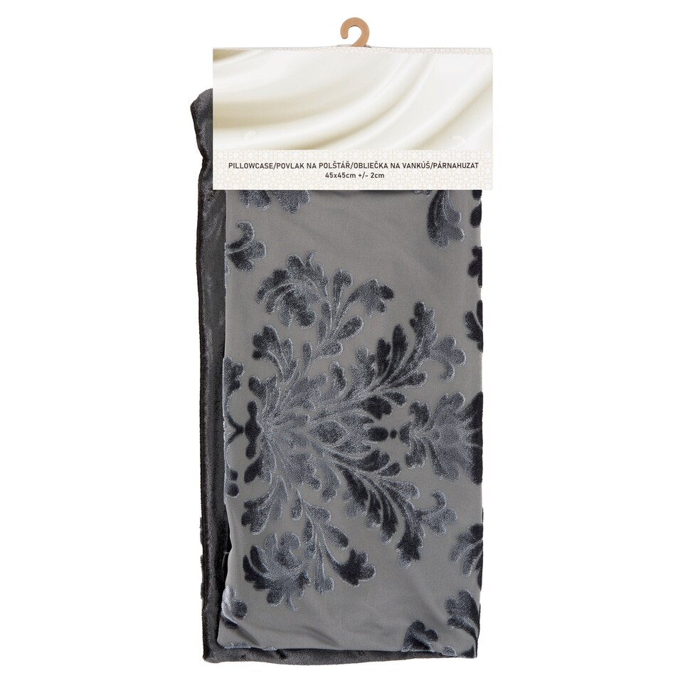 Carbotex szürke párnahuzat 45 x 45 cm