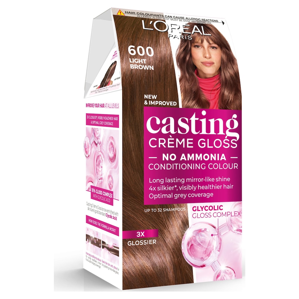 image 1 of L'Oreal Paris Casting Creme Gloss 600 Light Brown Semi-Permanent Hair Dye