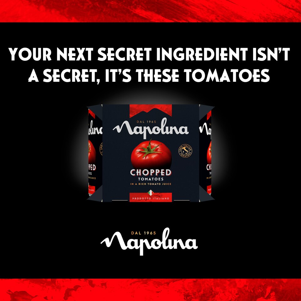 image 1 of Napolina Chopped Tomatoes 4 X 400G