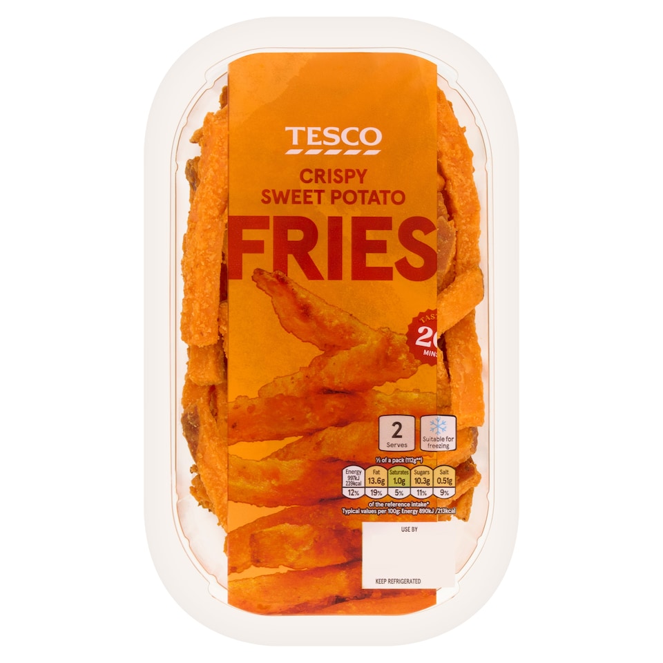 Tesco Crispy Sweet Potato Fries 300G