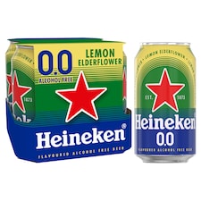 Heineken 0.0 Alcohol Free Beer 4X330ml