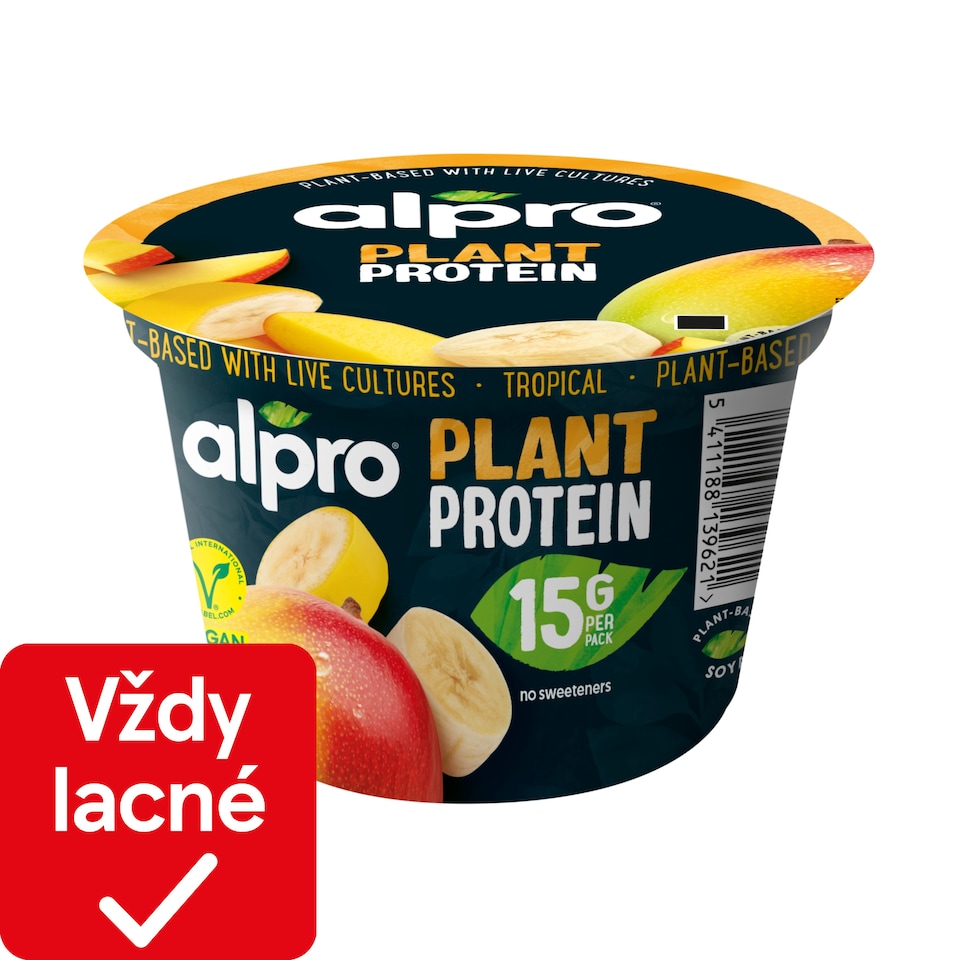 ALPRO Soy Fermented Product, Mango-Banana, 200 g