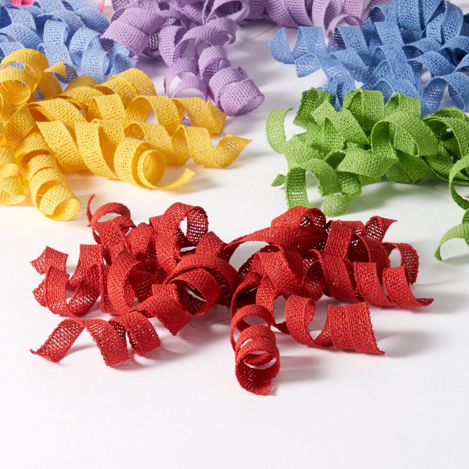 image 1 of Paperchase Rainbow 10 Pack Curly Bows