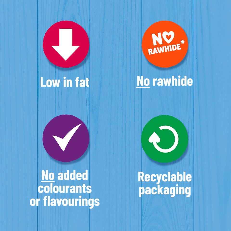 image 1 of BAKERS Allsorts Chicken; Beef and Lamb Dog Treats 98g