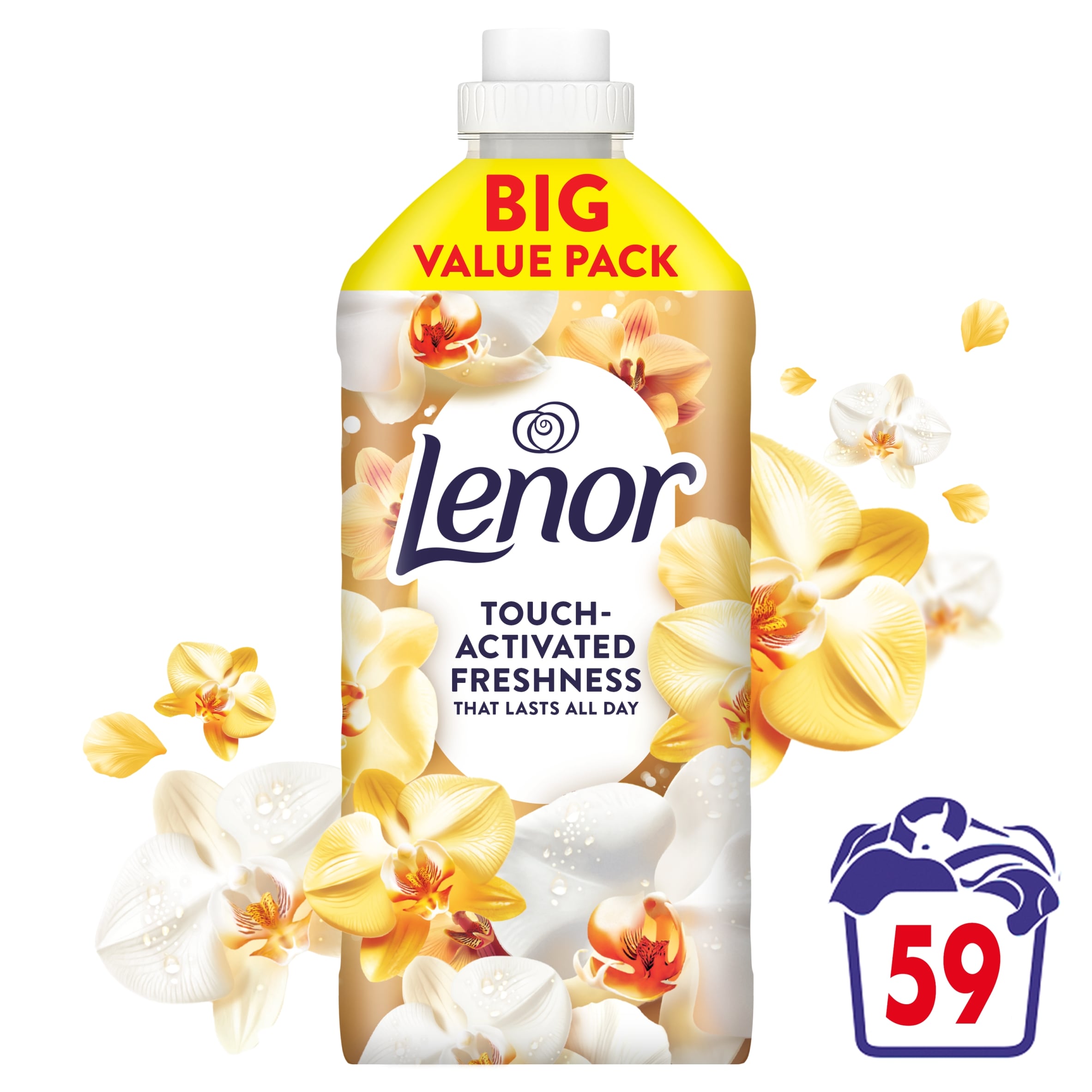 Lenor Fabric Conditioner Gold Orchid Big Value pack 59 Washes 1.829L