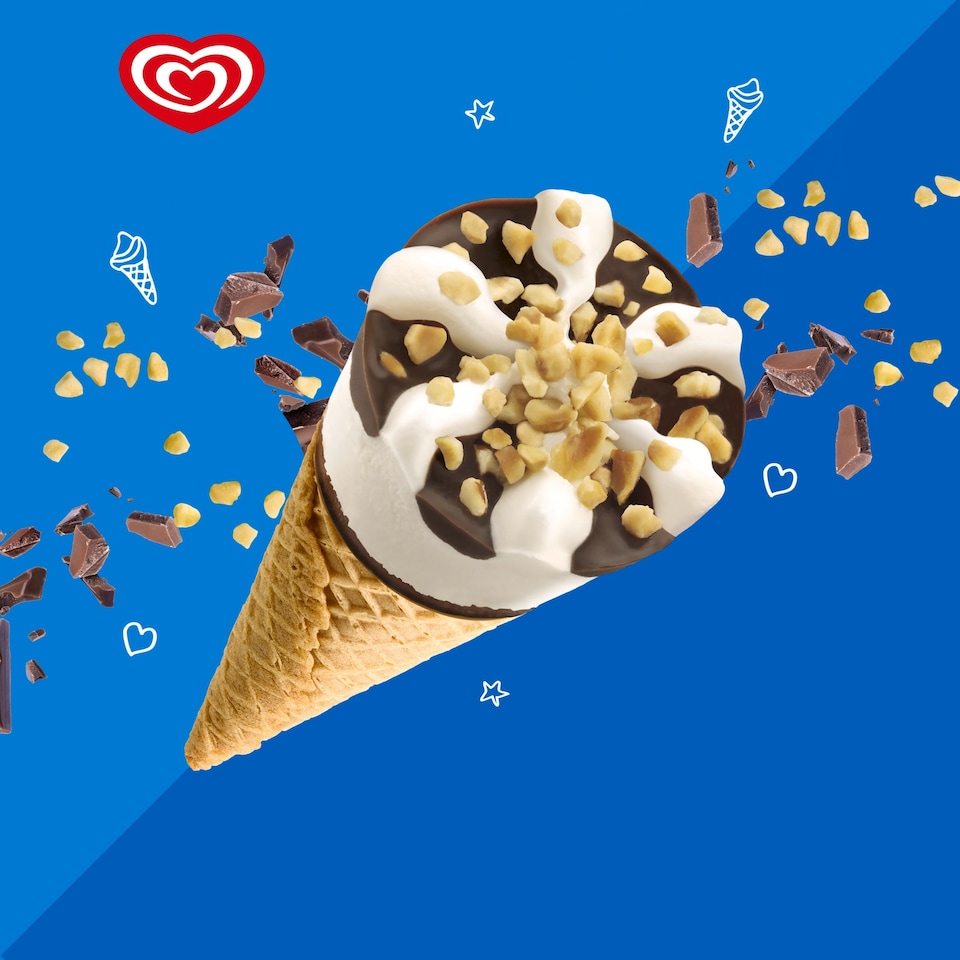 image 1 of Cornetto Classic Ice Cream Cones 6x90ml