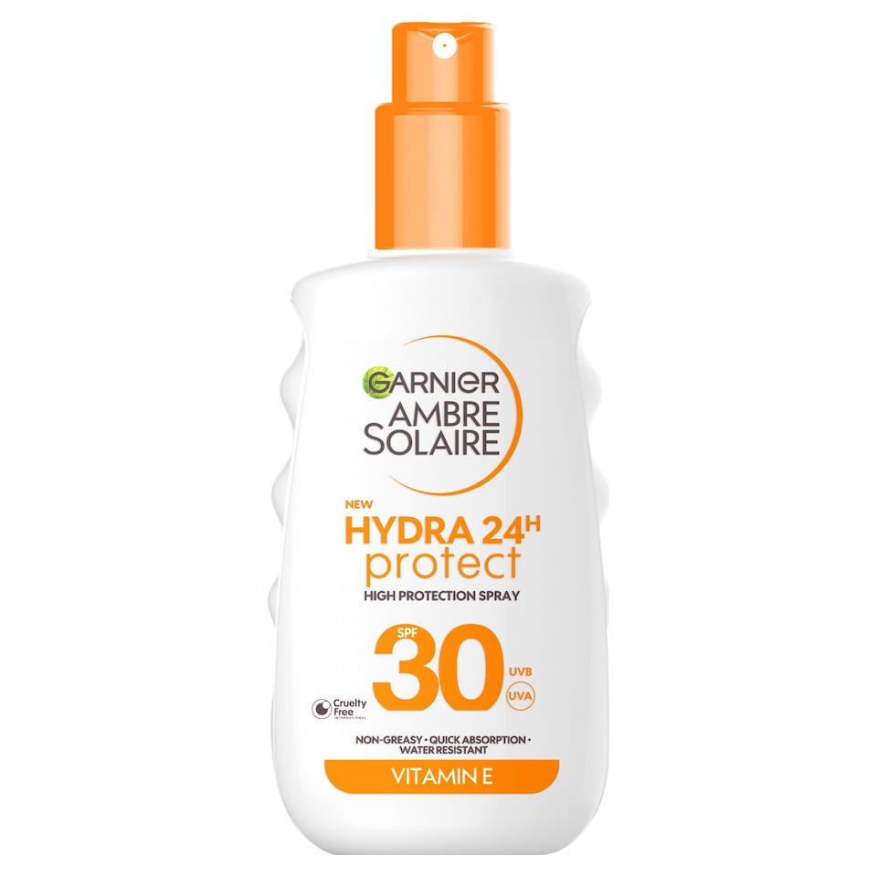 image 1 of Garnier Ambre Solaire Hydra 24H Protect SPF30 Spray 150ml