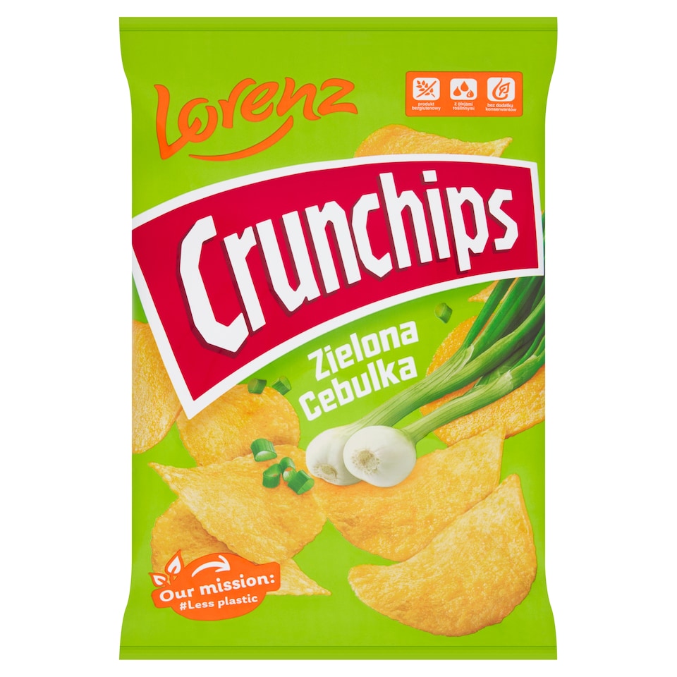 Lorenz Crunchips Green Onion 140G