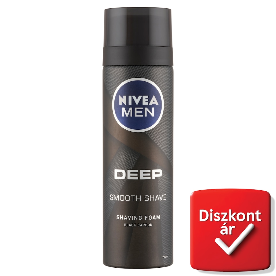 NIVEA MEN Deep borotvahab 200 ml  1. kép