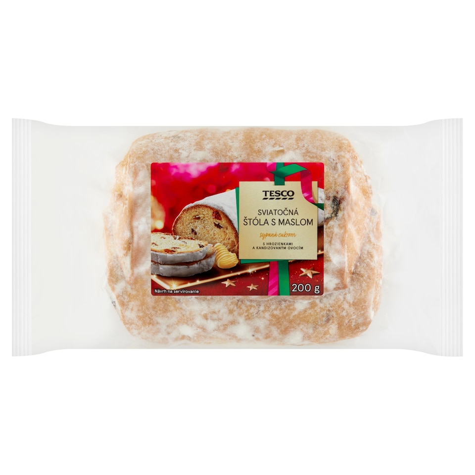 Tesco Holiday Stole with Butter 200 g