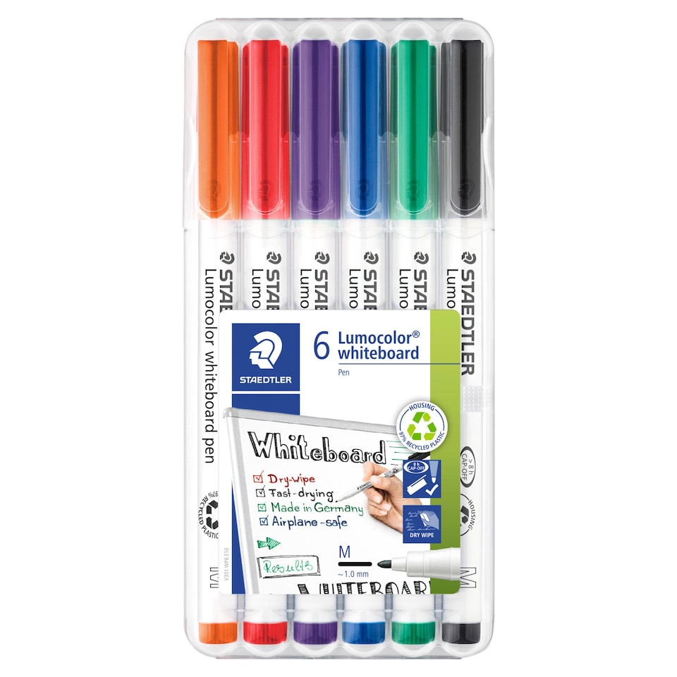 Staedtler Whiteboard Markers 6 Pack