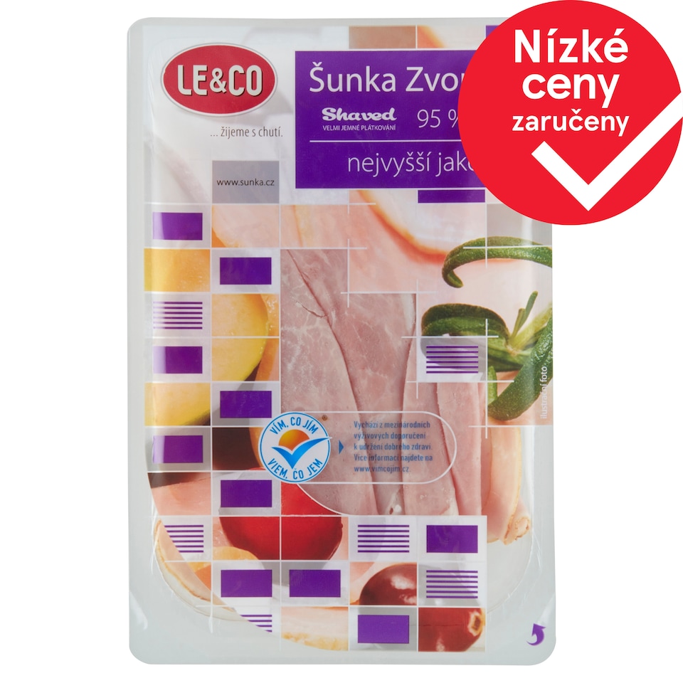 Le & Co Shaved Šunka Zvonařka nejvyšší jakosti 100g