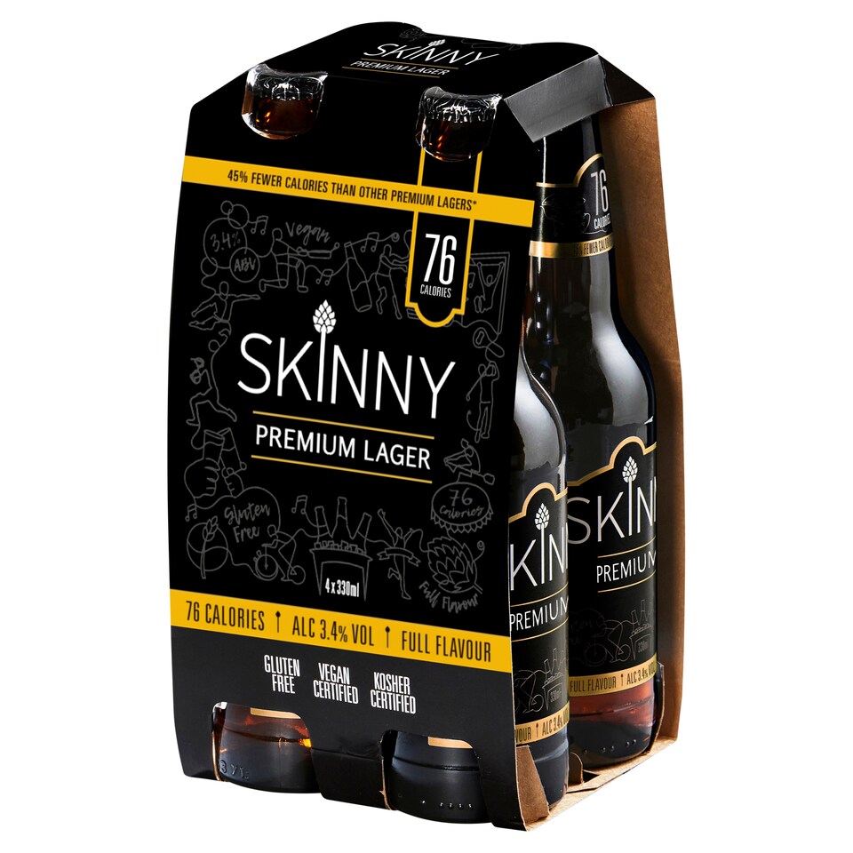 Skinny Premium Lager 4x330ml 