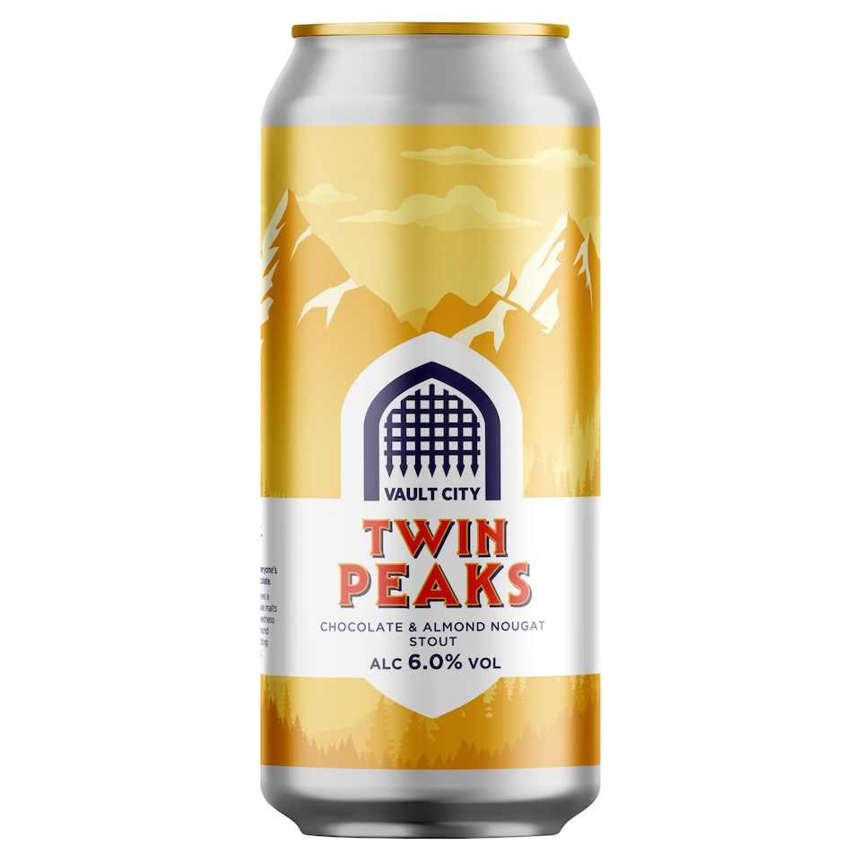 Vault City Twin Peaks Stout Beer 440ml