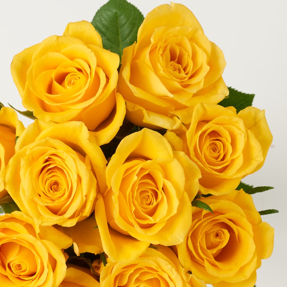 image 1 of Tesco Yellow Small Roses Flowers Bouquet