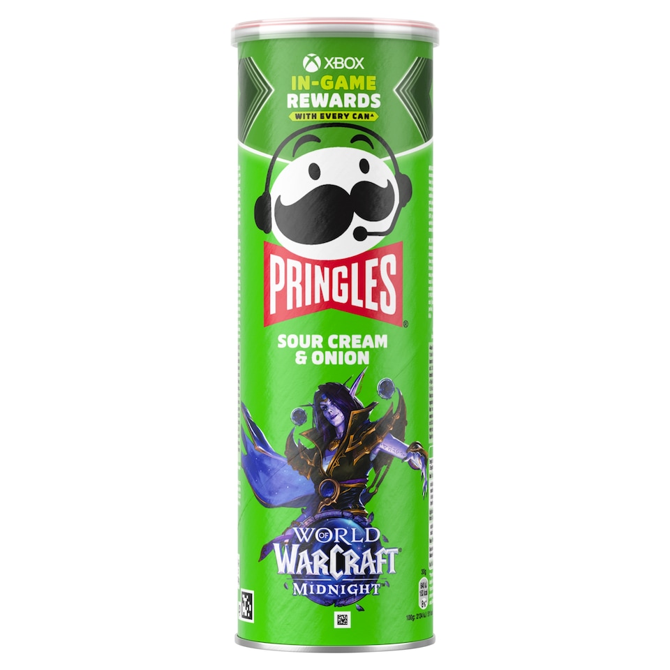 Pringles Křupavý snack s příchutí zakysané smetany a cibule 165g