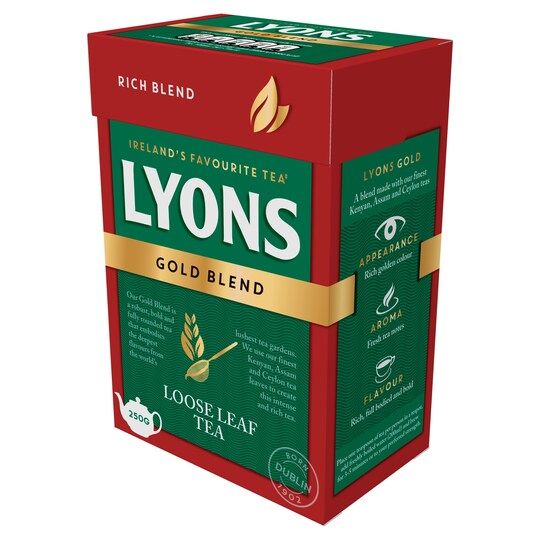 Lyons Gold Label Loose Tea 250G Tesco Groceries
