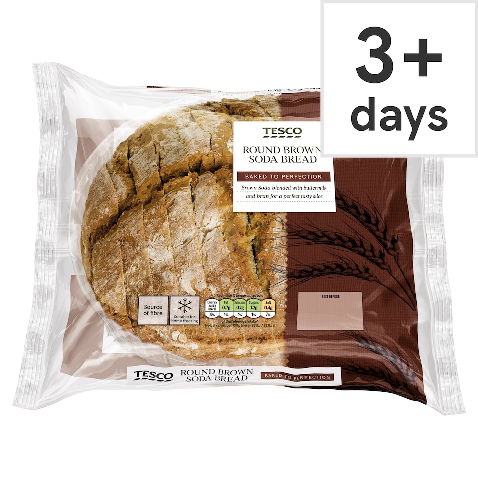 Tesco Brown Soda Round 454G