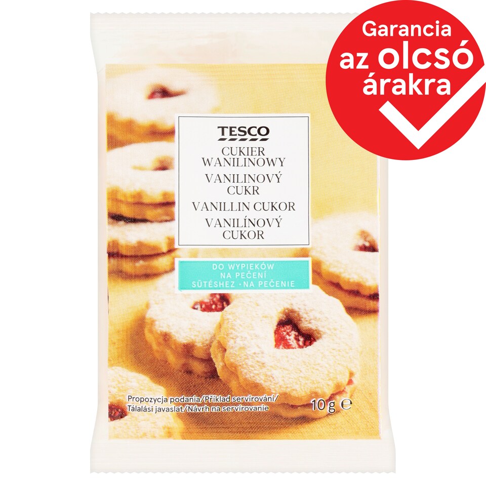 Tesco vanillin cukor 5 x 10 g