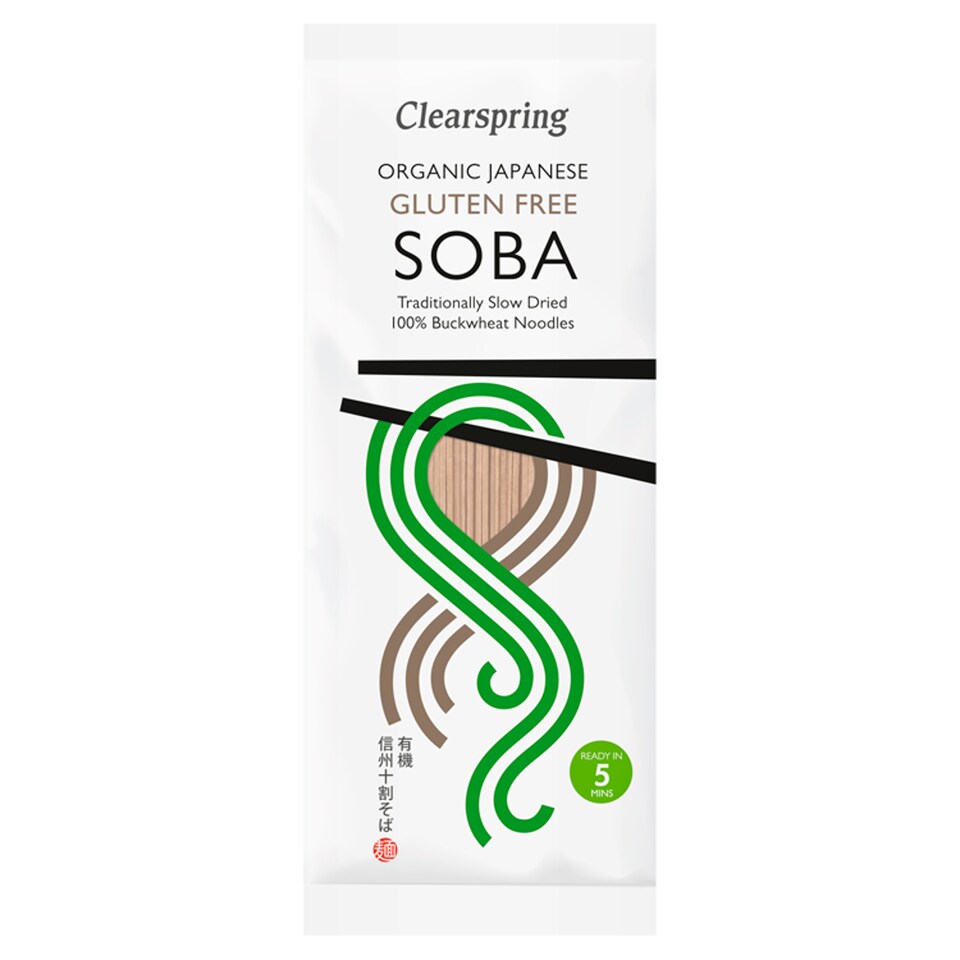 Clearspring Organic Japanese Gluten Free Soba Buckwheat Noodles 200g