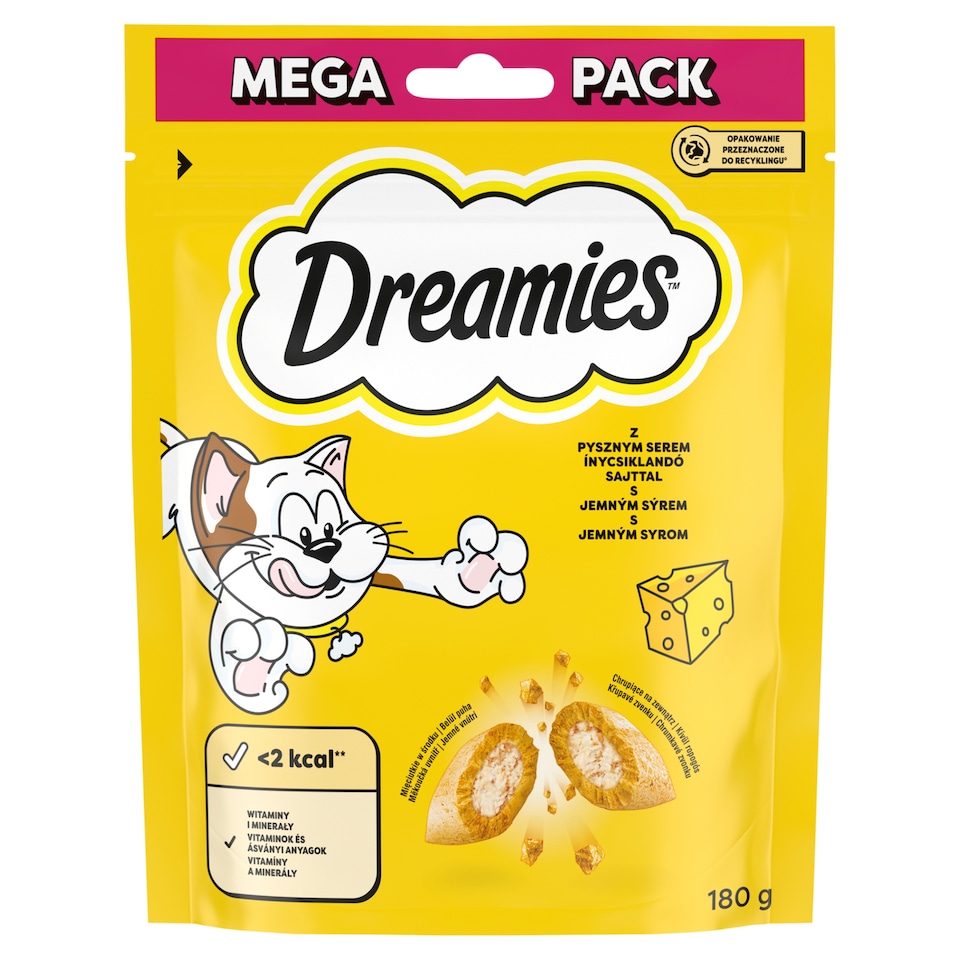 Dreamies S jemným sýrem 180g