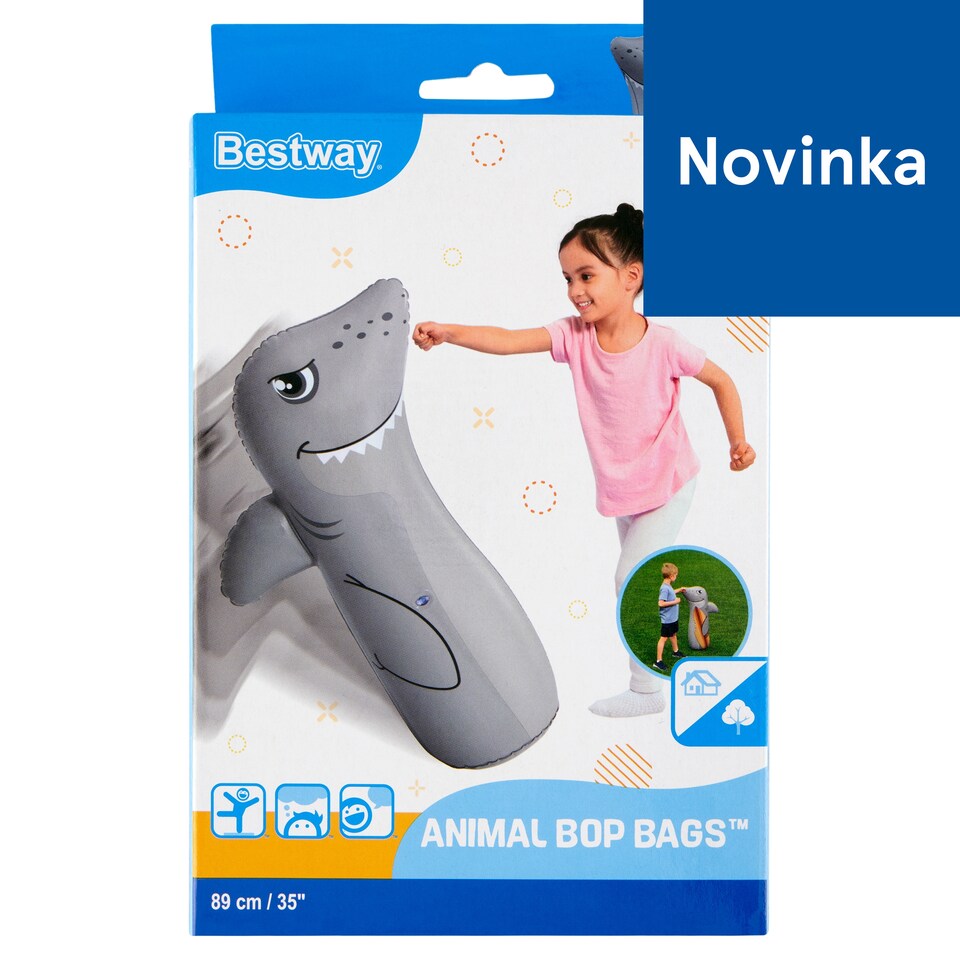 Bestway Bop Bags boxovacie vrecia s motívom zvierat 89 cm