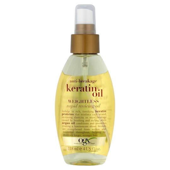 Ogx Keratin Oil Weightless Healing Oil118ml Tesco Groceries