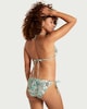 image 3 of F&F Paisley Floral Print Triangle Bikini Top in Cream