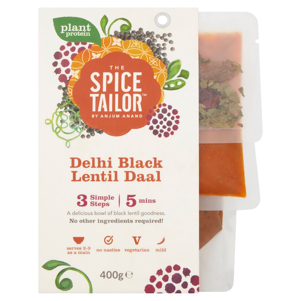 The Spice Tailor Delhi Black Lentil Daal 400G Tesco Groceries