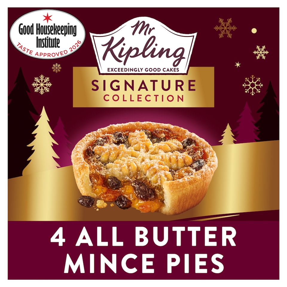 Mr Kipling Signature Collection 4 All Butter Mince Pies