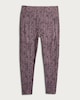 image 4 of F&F Active Everyday Supersoft Abstract Print High Waisted Leggings in Multi Purple