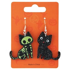 Black Cat Earrings