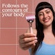 image 5 of Wilkinson Sword Quattro Rose Gold Razor & 4 X Blades