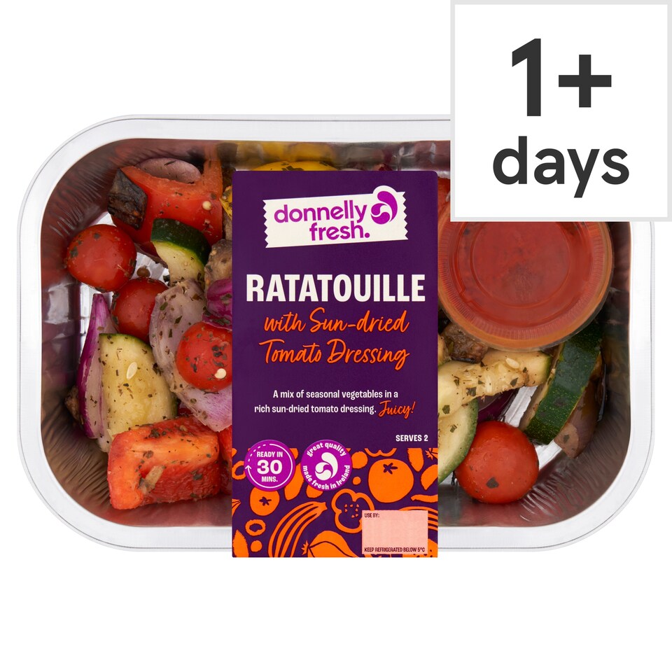 donnelly fresh  Ratatouille with Sundried Tomato Sauce 340g