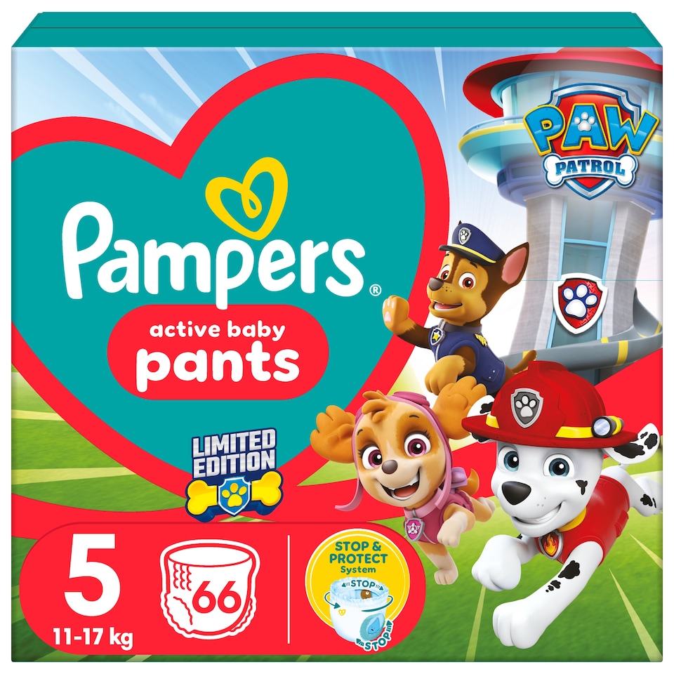 image 1 of Pampers Active Baby Pants Size 5, 66 Nappies, 11kg-17kg