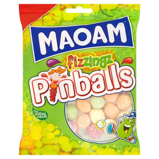 Maoam Pinballs Fizzingz 180g Tesco Groceries
