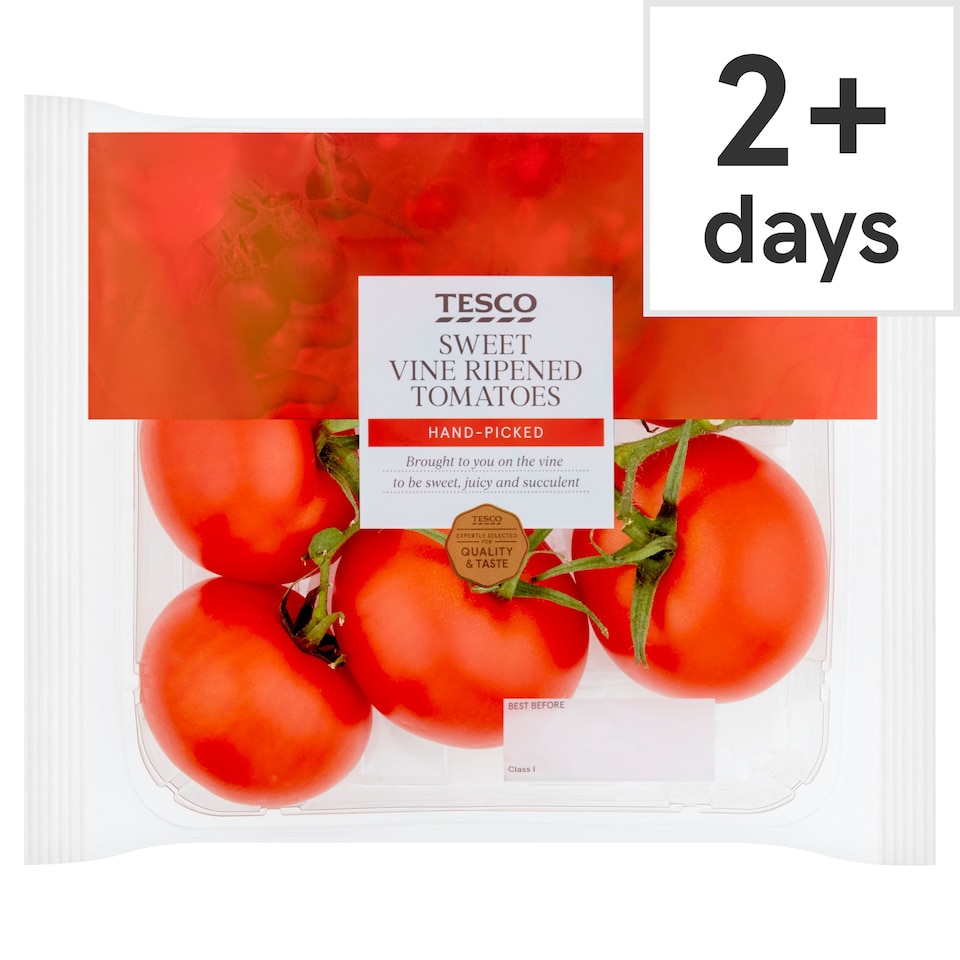 image 1 of Tesco Sweet Vine Ripened Tomatoes 750G